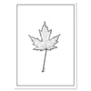 Maple Leaf Art Print-Pen and ink-Brush Point Studio