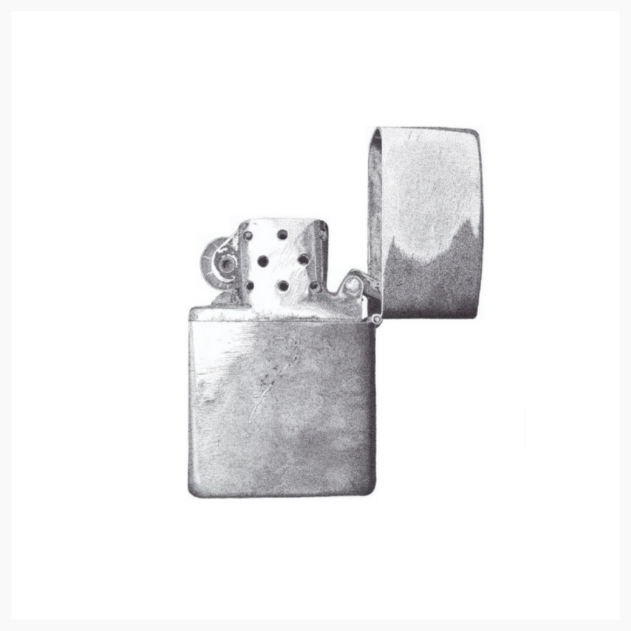 Old Zippo Original Artwork