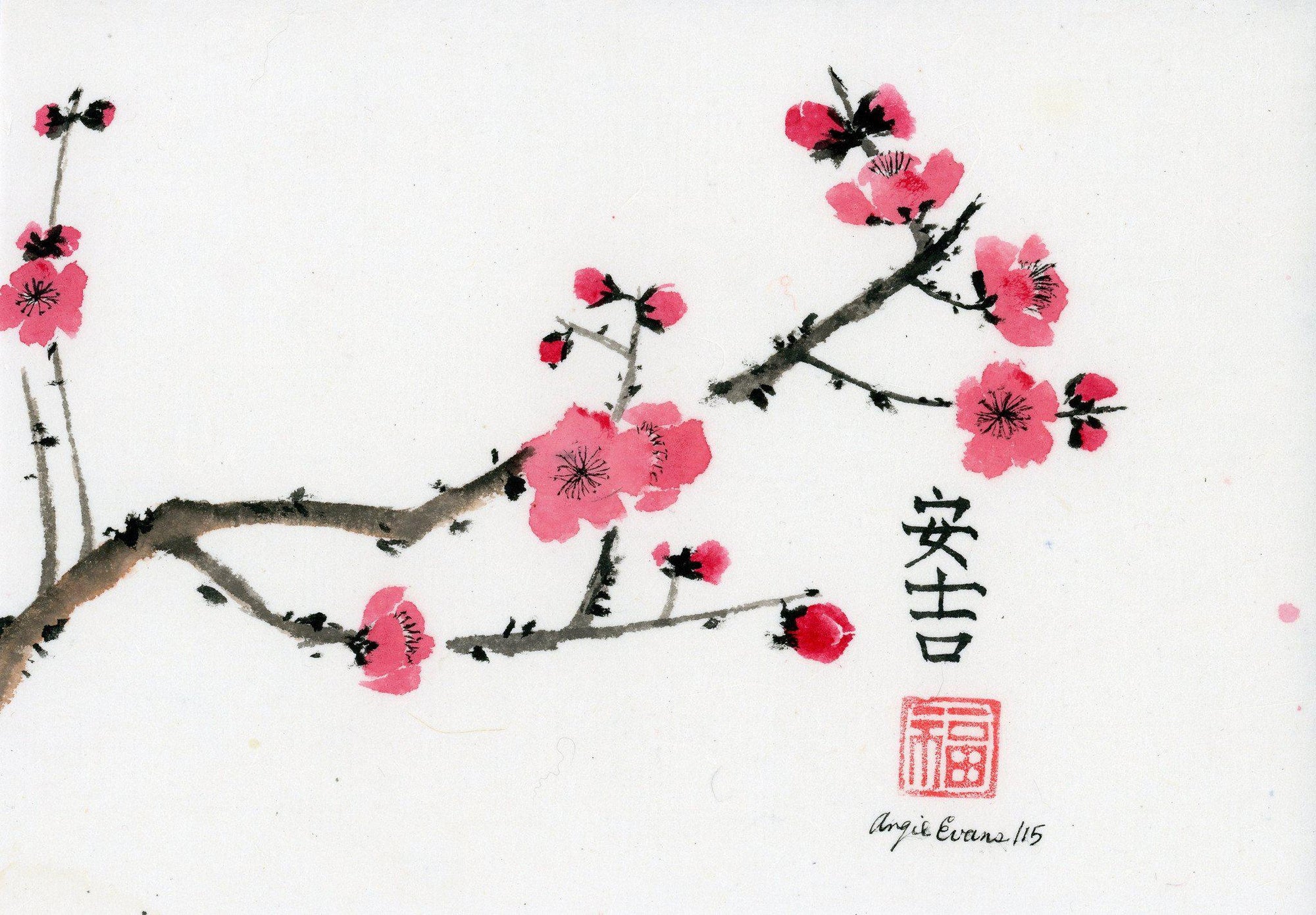 Blossom Original Artwork- Brush Point Studio