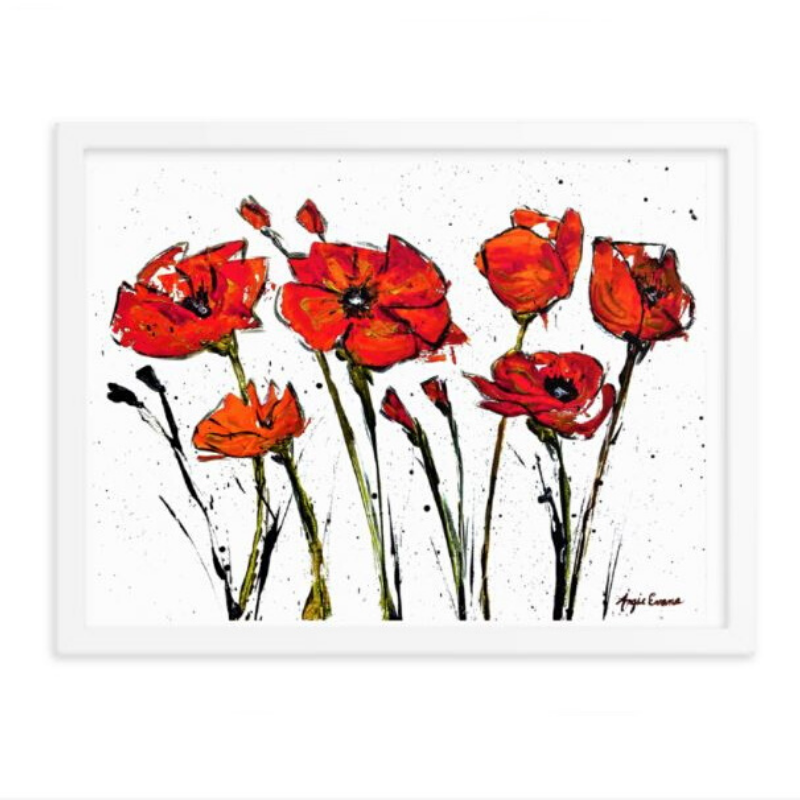 Abstract Poppies
