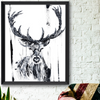 Abstract Deer Print
