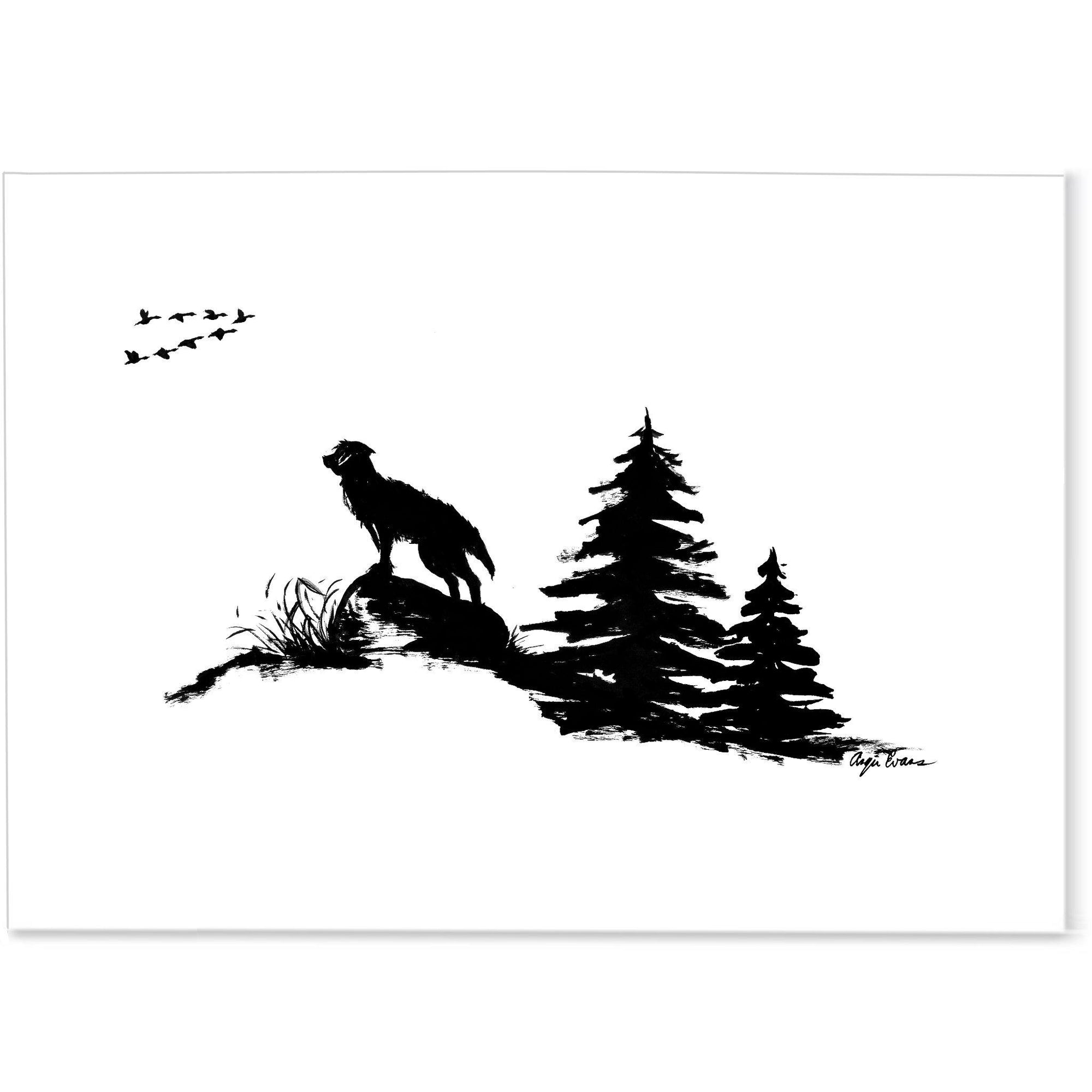 Faithful Friend Art Print- Brush Point Studio