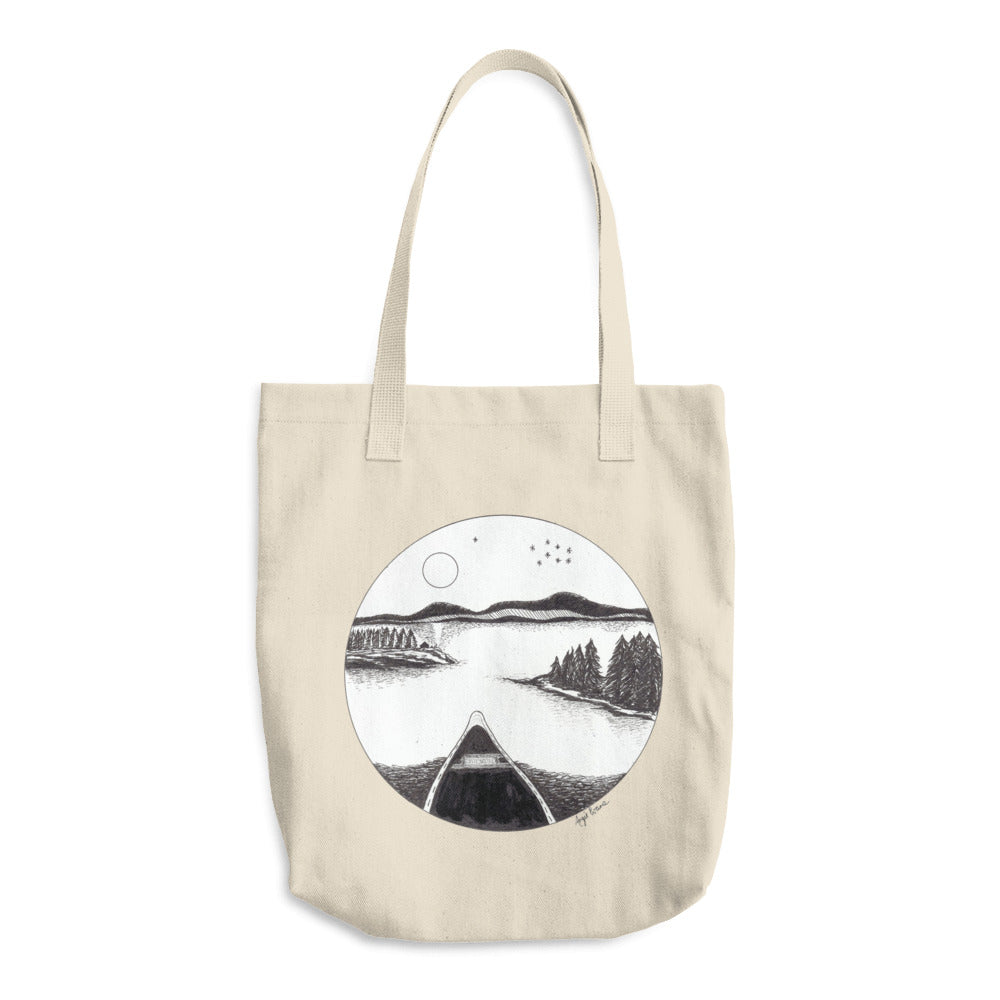 Canoe Cameo Tote Bag