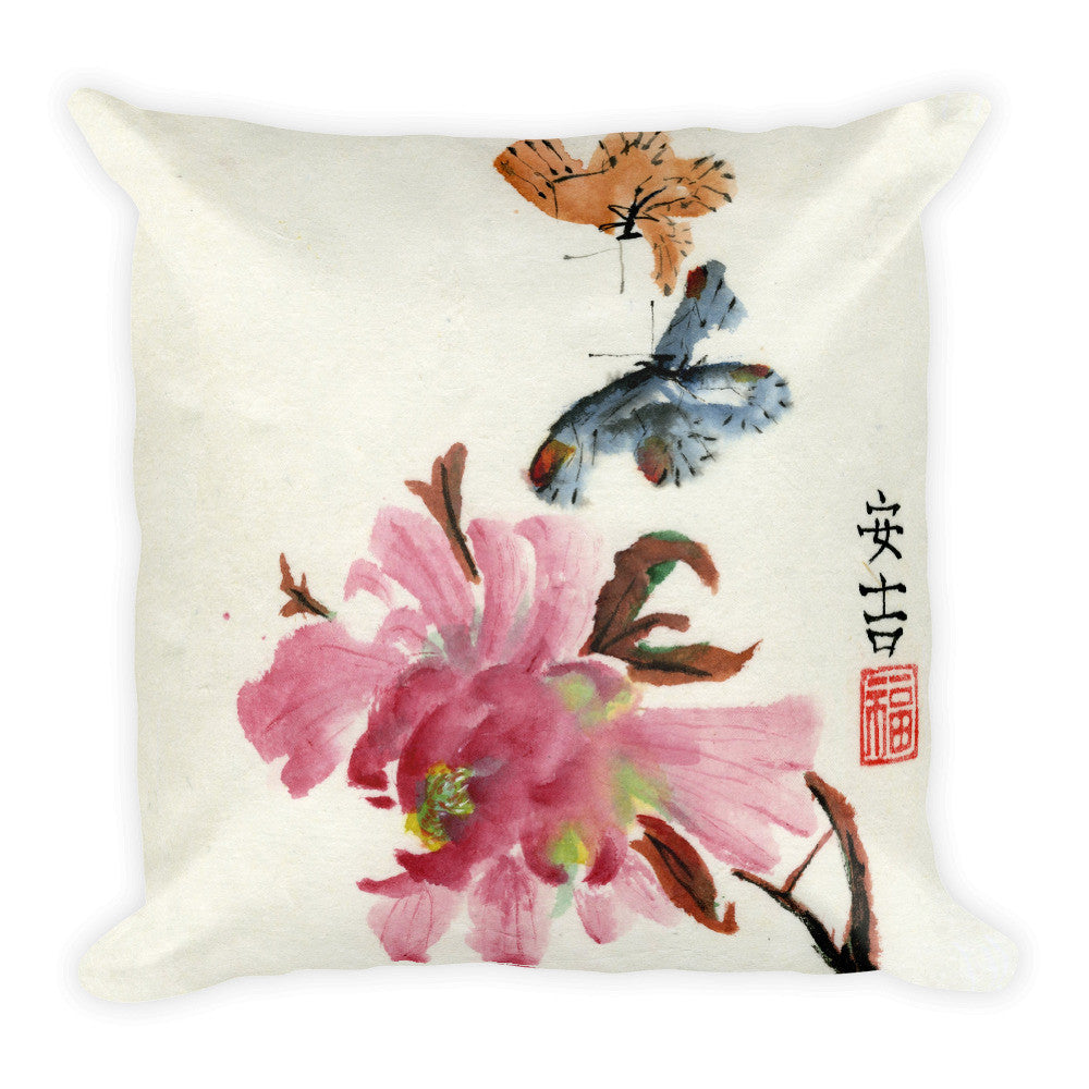 The Dance White Decorative Pillow