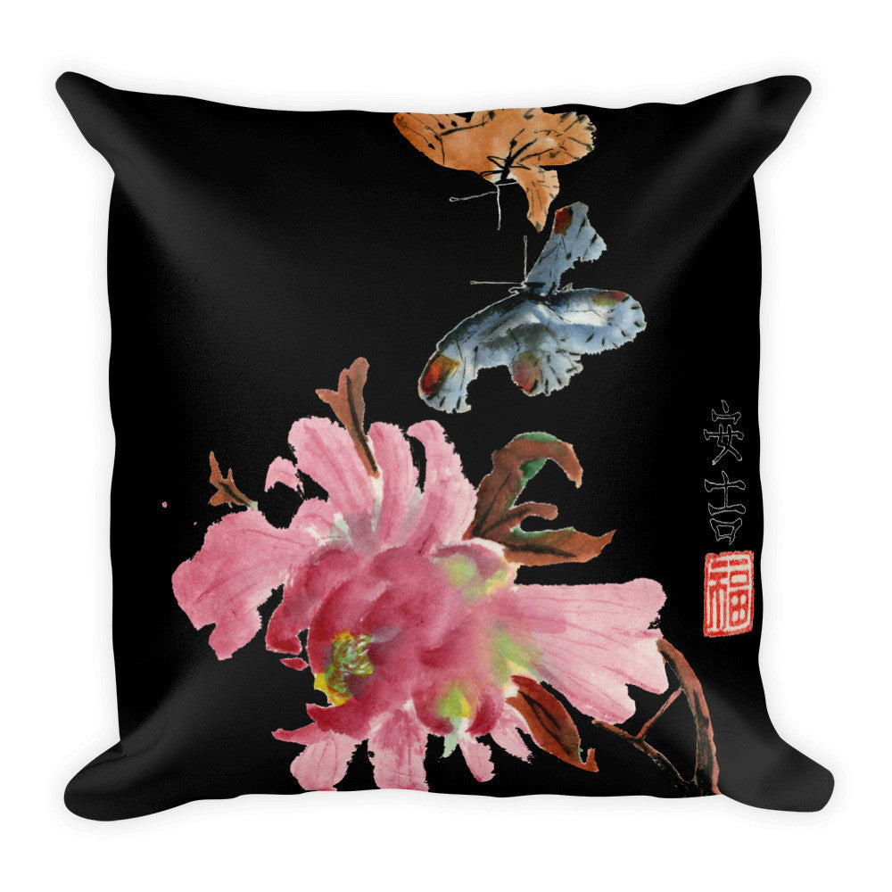 The Dance Black Decorative Pillow