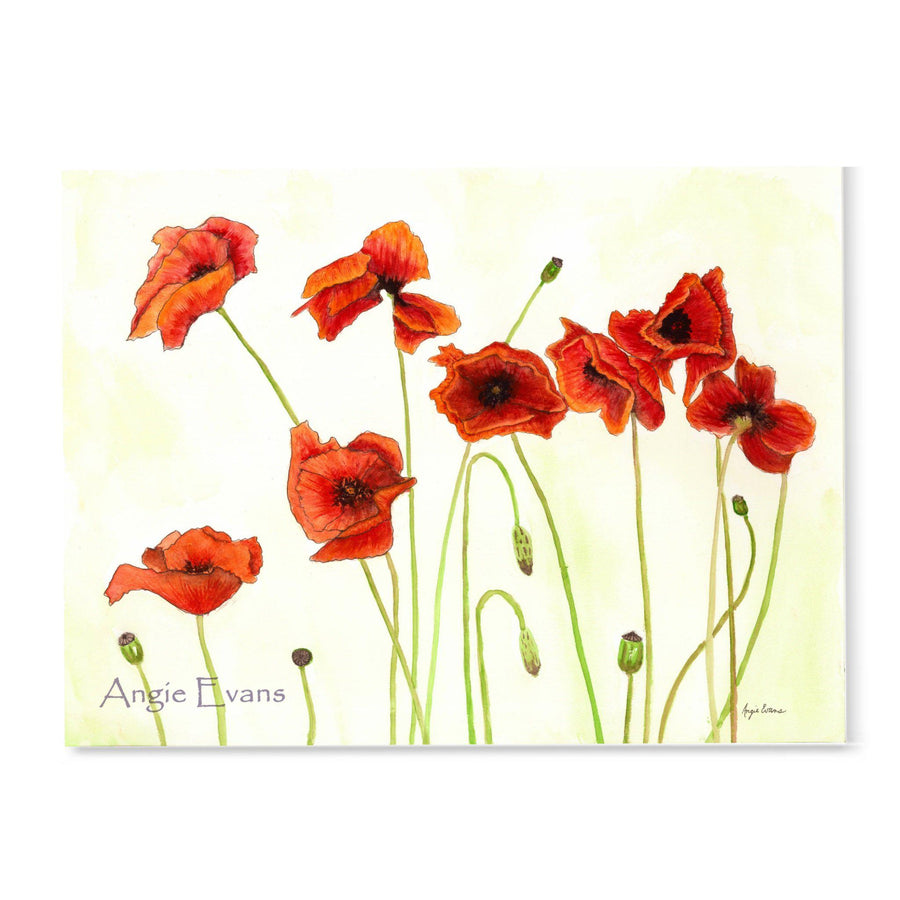 The Poppies-Art Print-Brush Point Studio