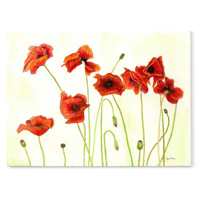 The Poppies Art Print-Watercolour-Brush Point Studio